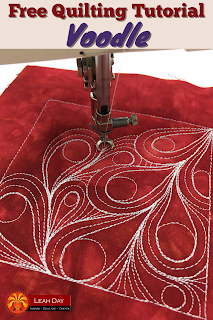 Learn how to machine quilt Voodle